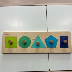 Lovevery friends of all shapes puzzle